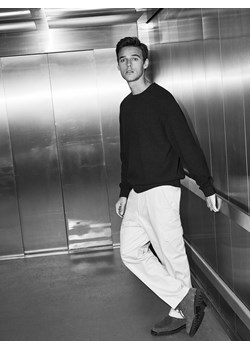 Reserved - Bawełniane spodnie cargo - beżowy - id: 7779H-08X - marki Reserved - 186170632 Reserved - Bawełniane spodnie cargo - beżowy ze sklepu Reserved w kategorii Spodnie męskie - zdjęcie 186170632