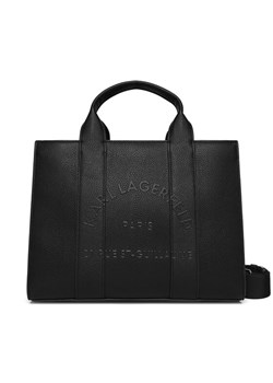 Torebka KARL LAGERFELD A4W30264 Czarny ze sklepu eobuwie.pl w kategorii Kuferki - zdjęcie 186171131