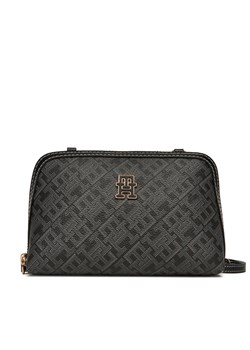 Torebka Tommy Hilfiger Th Monoplay Le Mini Crossover AW0AW17712 Czarny ze sklepu eobuwie.pl w kategorii Listonoszki - zdjęcie 186171152