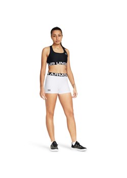 Damskie legginsy krótkie treningowe Under Armour UA Hg Authentics Shorty  - białe ze sklepu Sportstylestory.com w kategorii Szorty - zdjęcie 186174994