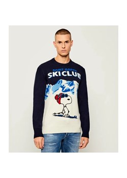 ST.Barth Sweter HERON C SAINT BARTH X PEANUTS | Regular Fit | z dodatkiem wełny i kaszmiru ze sklepu Gomez Fashion Store w kategorii Swetry męskie - zdjęcie 186175251