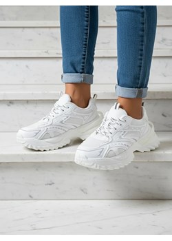 Białe Sneakersy Elysia Comfort ze sklepu royalfashion.pl w kategorii Buty sportowe damskie - zdjęcie 186176653