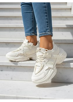 Royalfashion Sportowe sneakersy damskie na platformie Rensis ze sklepu royalfashion.pl w kategorii Buty sportowe damskie - zdjęcie 186176690