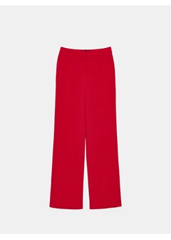 Mohito - Czerwone spodnie z szeroką nogawką - czerwony ze sklepu Mohito w kategorii Spodnie damskie - zdjęcie 186176912