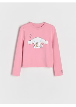 Reserved - Koszulka Cinnamoroll - brudny róż ze sklepu Reserved w kategorii Bluzki dziewczęce - zdjęcie 186177473