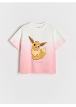 Reserved - T-shirt z ombre Pokémon - wielobarwny ze sklepu Reserved w kategorii Bluzki dziewczęce - zdjęcie 186177893