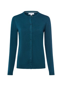 brookshire Kardigan damski Kobiety Bawełna petrol marmurkowy ze sklepu vangraaf w kategorii Swetry damskie - zdjęcie 186178673