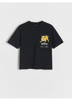 Reserved - T-shirt Pokémon - czarny ze sklepu Reserved w kategorii T-shirty chłopięce - zdjęcie 186182183