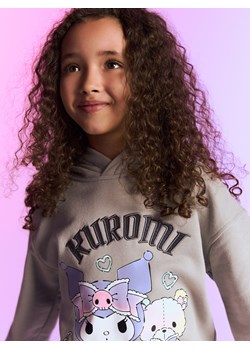 Reserved - Bluza z kapturem Kuromi - ciemnoszary ze sklepu Reserved w kategorii Bluzki dziewczęce - zdjęcie 186182642