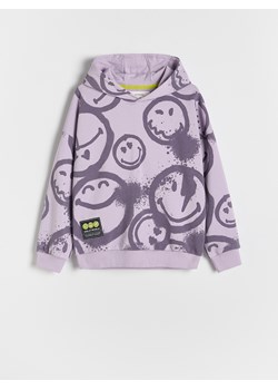 Reserved - Bluza SmileyWorld® - fioletowy - id: 384CJ-45X - marki Reserved - 186182883 Reserved - Bluza SmileyWorld® - fioletowy ze sklepu Reserved w kategorii Bluzy chłopięce - zdjęcie 186182883