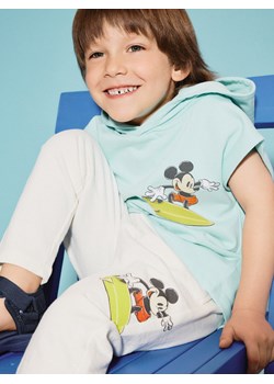 Reserved - Bawełniany t-shirt Mickey Mouse - miętowy ze sklepu Reserved w kategorii T-shirty chłopięce - zdjęcie 186183081