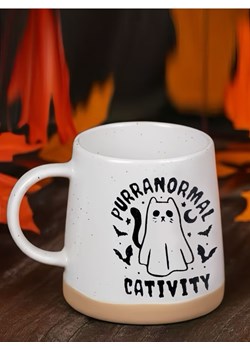 Sinsay - Kubek z motywem halloweenowym - beżowy - id: 067GI-99X - marki Sinsay - 186185532 Sinsay - Kubek z motywem halloweenowym - beżowy ze sklepu Sinsay w kategorii Kubki - zdjęcie 186185532