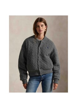 POLO RALPH LAUREN Wełniana kurtka bomber | Relaxed fit | z dodatkiem kaszmiru ze sklepu Gomez Fashion Store w kategorii Kurtki damskie - zdjęcie 186186470