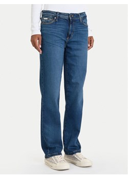 Guess Jeans Jeansy W5BA98 D5RA3 Granatowy Regular Fit ze sklepu MODIVO w kategorii Jeansy damskie - zdjęcie 186186673