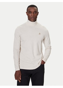 KARL LAGERFELD Golf 755023 554226 Beżowy Regular Fit - id: 0000305654465 - marki Karl Lagerfeld - 186186683 KARL LAGERFELD Golf 755023 554226 Beżowy Regular Fit ze sklepu MODIVO w kategorii Swetry męskie - zdjęcie 186186683