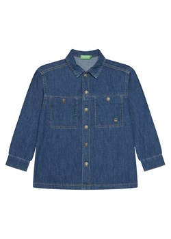 United Colors Of Benetton Koszula jeansowa 5AD6CQ04C Niebieski Oversize ze sklepu MODIVO w kategorii Koszule chłopięce - zdjęcie 186186684