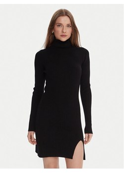 Kontatto Sukienka dzianinowa 3M0827C Czarny Slim Fit ze sklepu MODIVO w kategorii Sukienki - zdjęcie 186186704