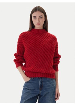 Mustang Sweter Erin 1017072 Czerwony Relaxed Fit ze sklepu MODIVO w kategorii Swetry damskie - zdjęcie 186186770