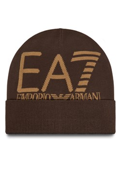 EA7 Emporio Armani Czapka 7X000006 AF11994 M6162 Brązowy ze sklepu MODIVO w kategorii Czapki zimowe męskie - zdjęcie 186186780