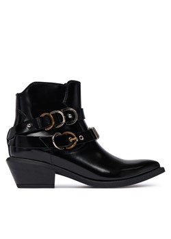 PINKO Botki Ankle Boot Box Calf SD0343 P114 Z99 Czarny ze sklepu MODIVO w kategorii Botki - zdjęcie 186186814
