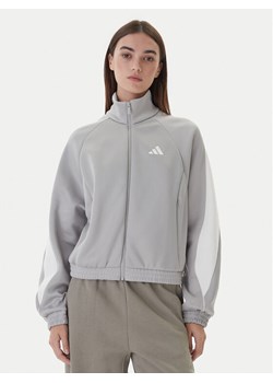 adidas Bluza Stadium KA6251 Szary Loose Fit ze sklepu MODIVO w kategorii Bluzy damskie - zdjęcie 186186820