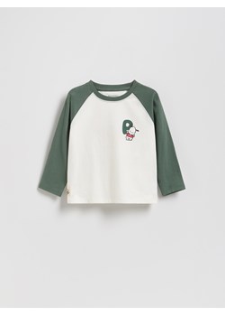 Reserved - Longlseeve Pochacco - złamana biel ze sklepu Reserved w kategorii T-shirty chłopięce - zdjęcie 186188020