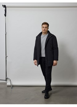 Reserved - Płaszcz z wodoodpornej tkaniny - granatowy ze sklepu Reserved w kategorii Płaszcze męskie - zdjęcie 186189500