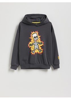 Reserved - Świecąca bluza The Simpsons - ciemnoszary ze sklepu Reserved w kategorii Bluzy chłopięce - zdjęcie 186190793