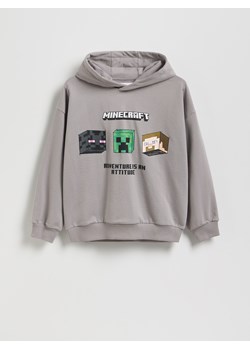 Reserved - Bluza Minecraft - ciemnoszary ze sklepu Reserved w kategorii Bluzy chłopięce - zdjęcie 186190811