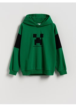 Reserved - Bluza Minecraft - zielony ze sklepu Reserved w kategorii Bluzy chłopięce - zdjęcie 186190820