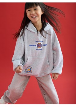 Reserved - Bluza New York Knicks NBA - jasnoszary ze sklepu Reserved w kategorii Bluzy chłopięce - zdjęcie 186190863