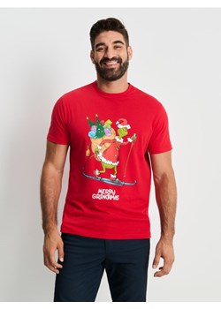 Sinsay - Koszulka z krótkim rękawem Grinch - czerwony ze sklepu Sinsay w kategorii T-shirty męskie - zdjęcie 186191983