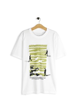 GATE Bawełniana koszulka z nadrukiem S ze sklepu gateshop w kategorii T-shirty męskie - zdjęcie 186192271