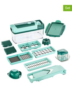 Genius 14-częściowy zestaw &quot;Nicer Dicer Fusion&quot; w kolorze zielonym ze sklepu Limango Polska w kategorii Akcesoria kuchenne - zdjęcie 186192913