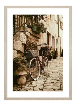 Ars Longa Druk artystyczny &quot;Retro Bicycle&quot; w ramce - 70 x 50 cm ze sklepu Limango Polska w kategorii Obrazy - zdjęcie 186192923