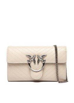 Torebka PINKO Love One Wallet Light AI 25-26 PLTT 105344 A2JC Écru ze sklepu eobuwie.pl w kategorii Kopertówki - zdjęcie 186193043