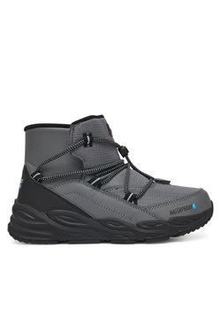 Śniegowce Skechers Turbo Tread 406385L CCBK Szary ze sklepu eobuwie.pl w kategorii Buty zimowe dziecięce - zdjęcie 186193063