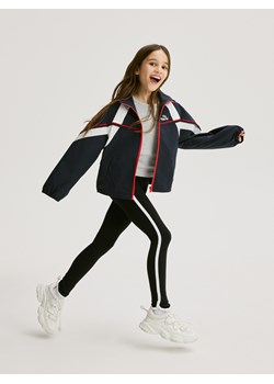 Reserved - Legginsy z lampasem - czarny ze sklepu Reserved w kategorii Spodnie dziewczęce - zdjęcie 186194833