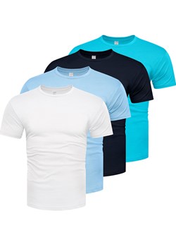 Koszulka męska komplet 4sztuki kolory Recea ze sklepu Recea.pl w kategorii T-shirty męskie - zdjęcie 186195894