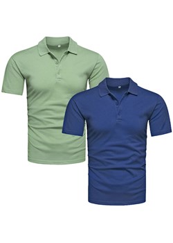 Zestaw 2-pak męskich koszulek polo Recea ze sklepu Recea.pl w kategorii T-shirty męskie - zdjęcie 186195920