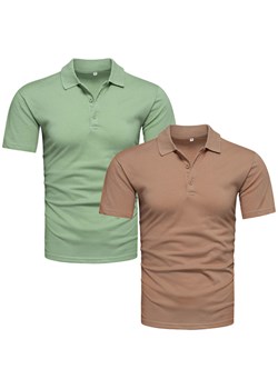 Zestaw 2-pak koszulek polo Recea ze sklepu Recea.pl w kategorii T-shirty męskie - zdjęcie 186195921