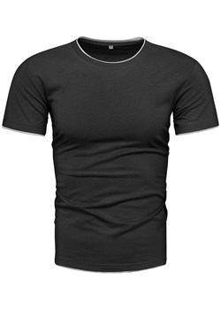 Koszulka męska t-shirt czarny Recea ze sklepu Recea.pl w kategorii T-shirty męskie - zdjęcie 186195922