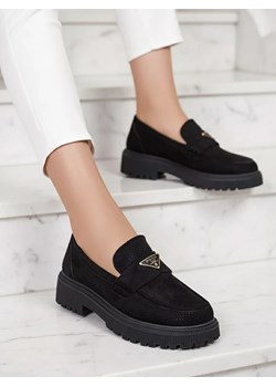 Eleganckie Buty Damskie Nera z Ekoskóry ze sklepu royalfashion.pl w kategorii Mokasyny damskie - zdjęcie 186196010