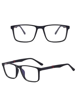 Męskie okulary zerówki do komputera BLUE LIGHT z flexami 25133A ze sklepu Stylion w kategorii Okulary zerówki męskie - zdjęcie 186196493