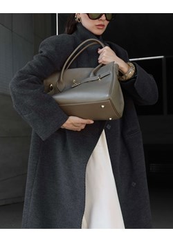 Estro: Duża brązowa torebka damska z włoskiej skóry naturalnej Premium ze sklepu Estro w kategorii Torby Shopper bag - zdjęcie 186197071