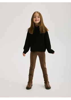 Reserved - Sweter z szerokim golfem - czarny ze sklepu Reserved w kategorii Swetry dziewczęce - zdjęcie 186197214
