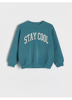 Reserved - Bluza z nadrukiem - morski ze sklepu Reserved w kategorii Bluzy chłopięce - zdjęcie 186197814