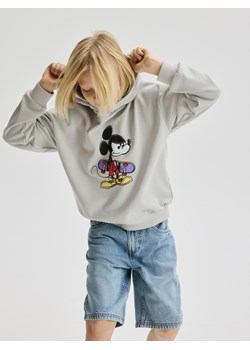 Reserved - Bluza z kapturem Mickey Mouse - jasnoszary ze sklepu Reserved w kategorii Bluzy chłopięce - zdjęcie 186197894