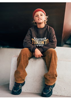 Reserved - Sztruksowe spodnie - brązowy ze sklepu Reserved w kategorii Spodnie chłopięce - zdjęcie 186198494