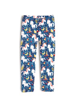 GATE Miękkie legginsy z nadrukiem 3Y ze sklepu gateshop w kategorii Spodnie dziewczęce - zdjęcie 186199384